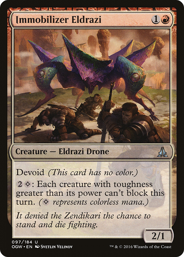 {C} Immobilizer Eldrazi [Oath of the Gatewatch][OGW 097]