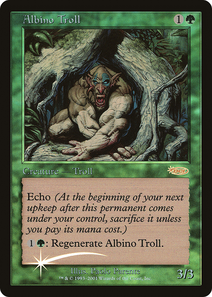 {R} Albino Troll [Friday Night Magic 2002][PA F02 002]