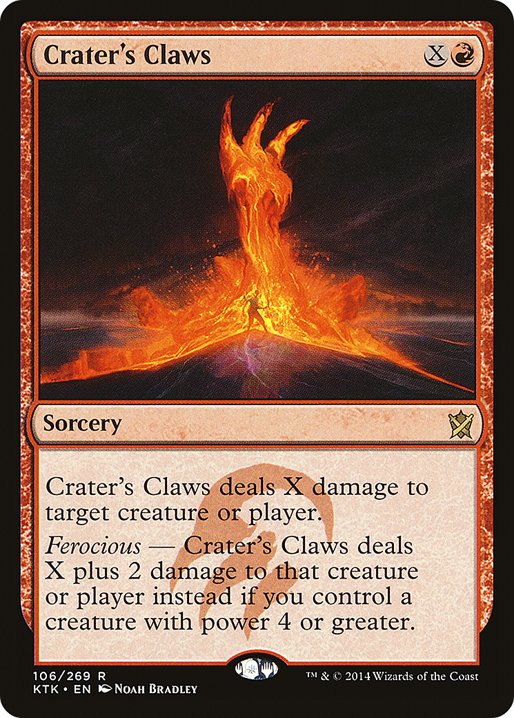 {R} Crater's Claws [Khans of Tarkir][KTK 106]