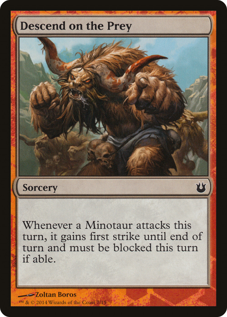{C} Descend on the Prey [Born of the Gods Battle the Horde][PA TBTH 007]