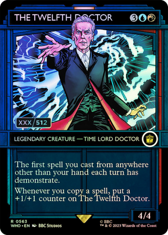 {R} The Twelfth Doctor (Serial Numbered) [Doctor Who][SR WHO 563]