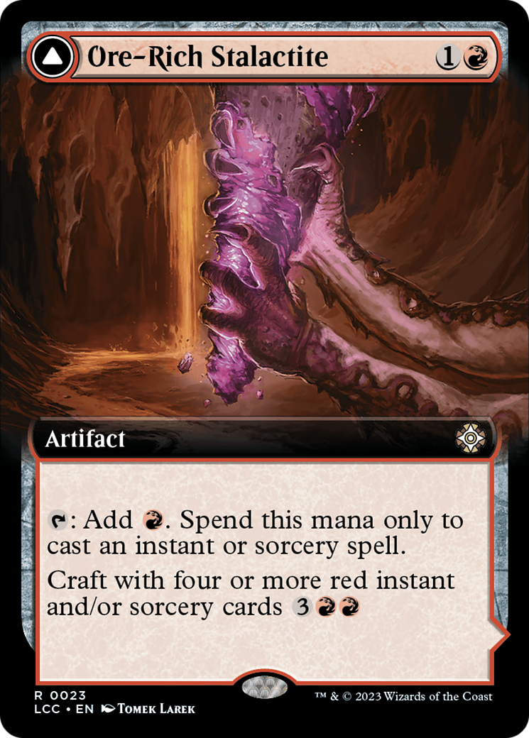 {R} Ore-Rich Stalactite (Extended Art) [The Lost Caverns of Ixalan Commander][LCC 023]