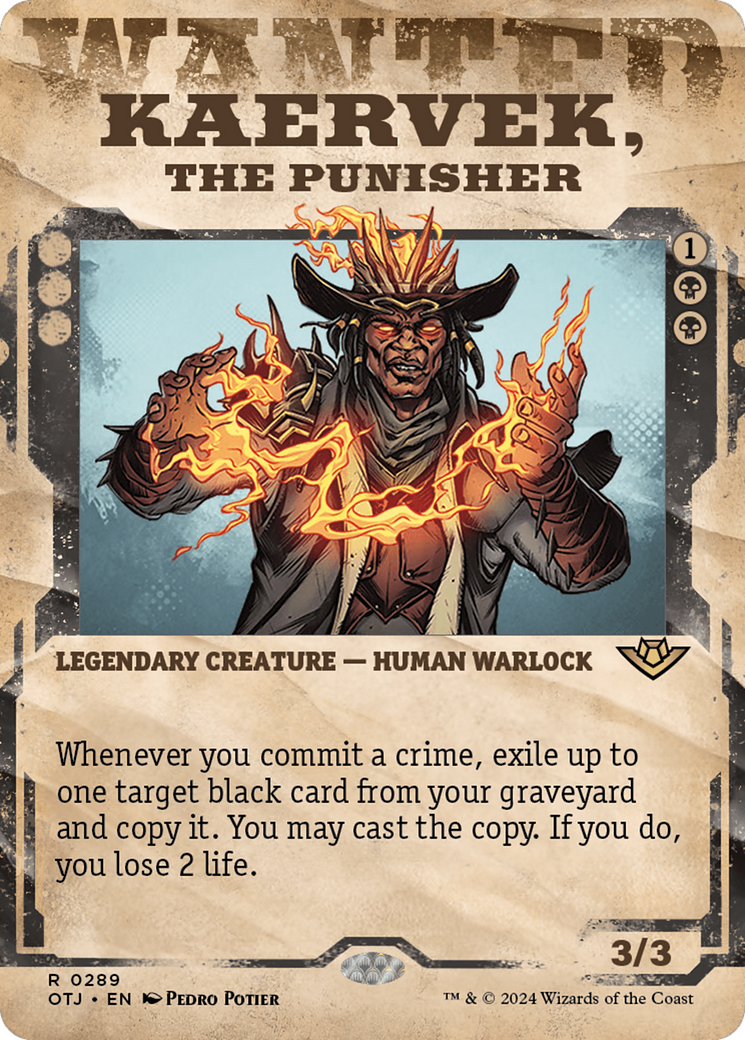 {@R} Kaervek, the Punisher (Showcase) [Outlaws of Thunder Junction][OTJ 289]
