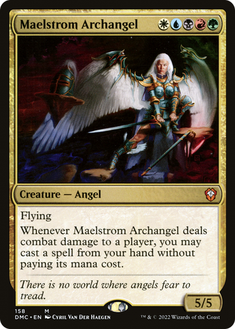 {R} Maelstrom Archangel [Dominaria United Commander][DMC 158]