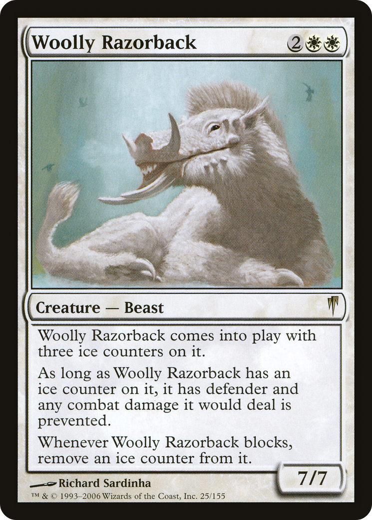 {R} Woolly Razorback [Coldsnap][CSP 025]