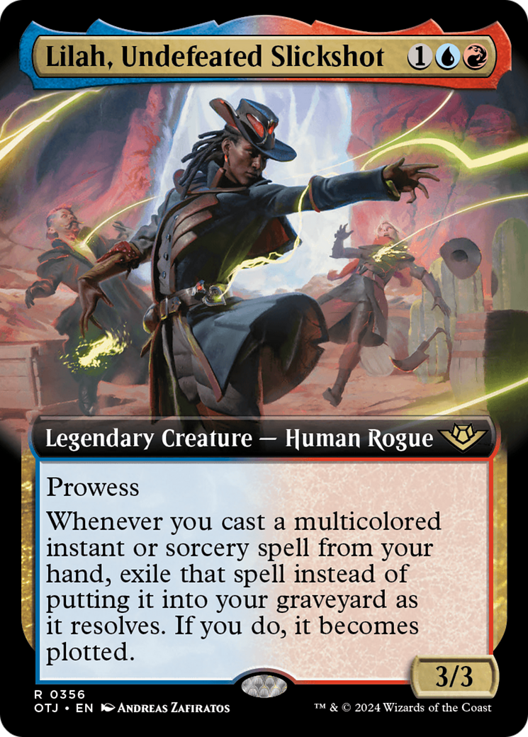 {@R} Lilah, Undefeated Slickshot (Extended Art) [Outlaws of Thunder Junction][OTJ 356]