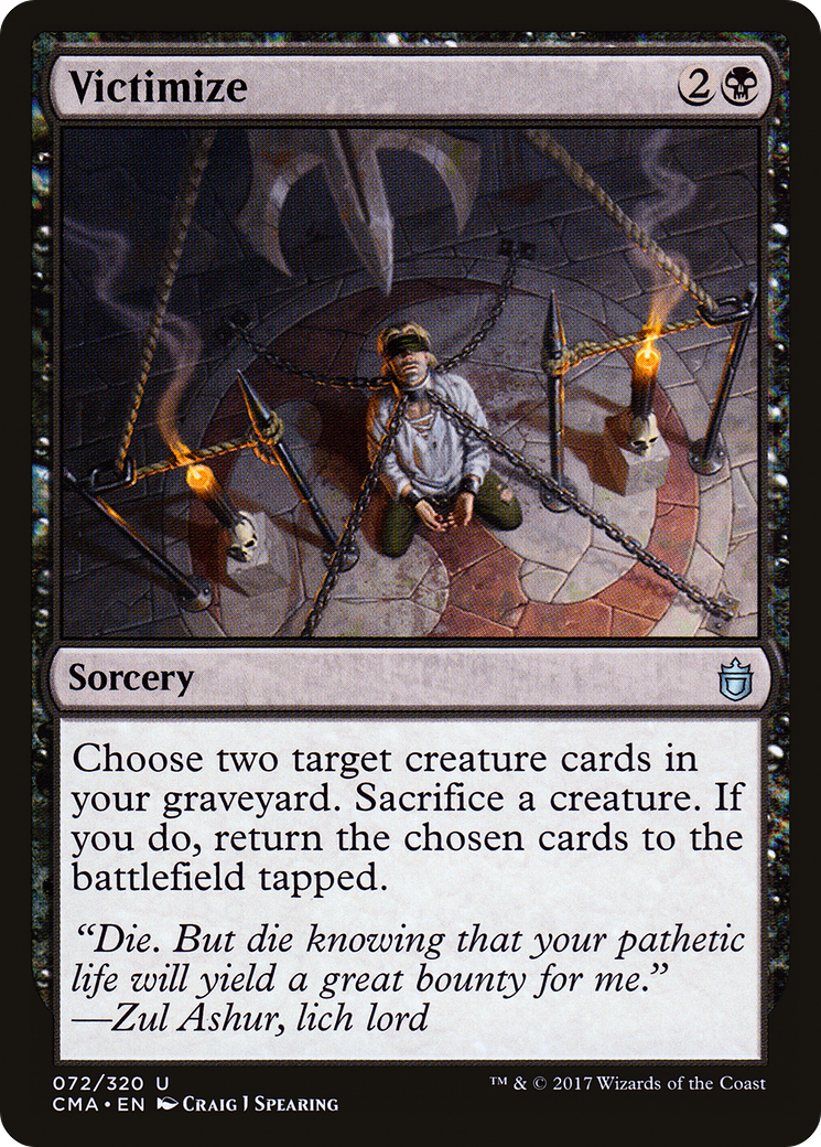 {C} Victimize [Commander Anthology][CMA 072]