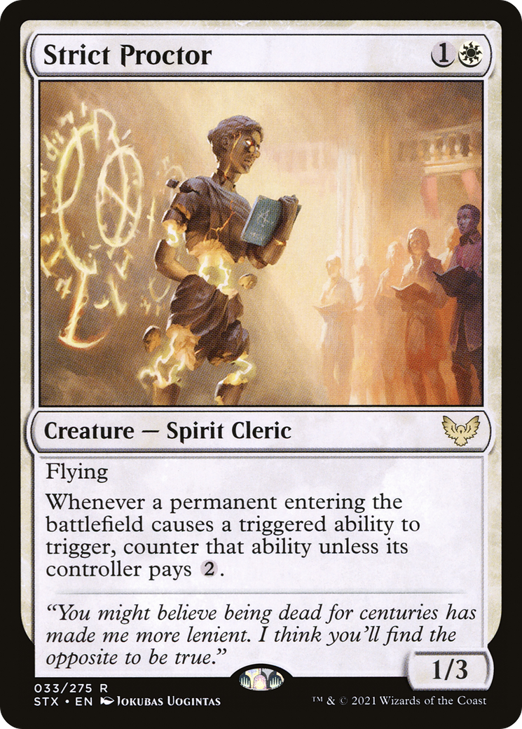 {R} Strict Proctor [Strixhaven: School of Mages][STX 033]
