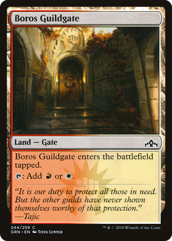 {C} Boros Guildgate (244/259) [Guilds of Ravnica][GRN 244]