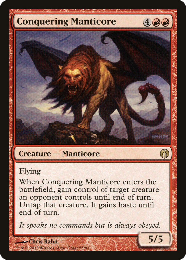 {R} Conquering Manticore [Duel Decks: Heroes vs. Monsters][DDL 055]