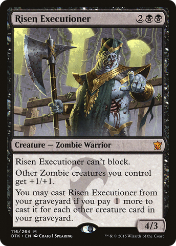 {R} Risen Executioner [Dragons of Tarkir][DTK 116]