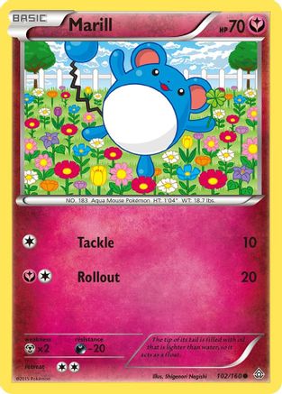 [PKM-C] Marill (102/160) [XY: Primal Clash]