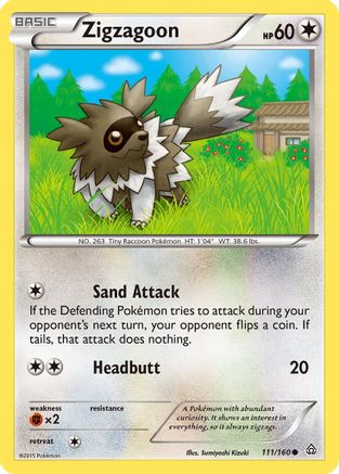[PKM-C] Zigzagoon (111/160) [XY: Primal Clash]