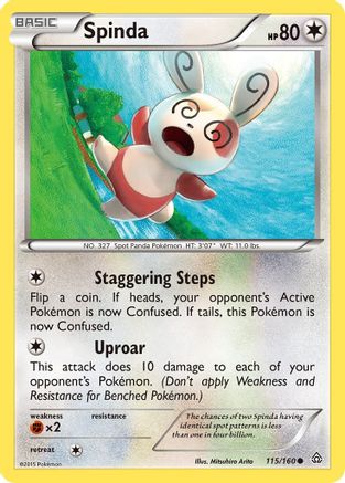 [PKM] Spinda (115/160) [XY: Primal Clash]
