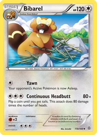 [PKM] Bibarel (118/160) [XY: Primal Clash]