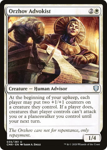 {C} Orzhov Advokist [Commander Legends][CMR 035]