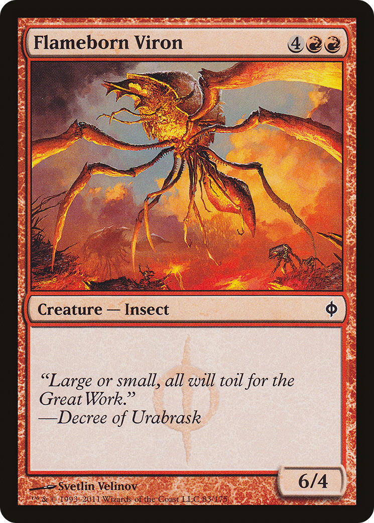 {C} Flameborn Viron [New Phyrexia][NPH 083]