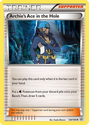 [PKM] Archie's Ace in the Hole (124/160) [XY: Primal Clash]