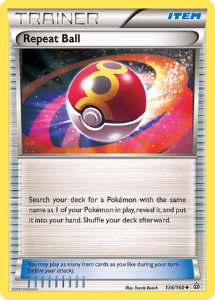 [PKM] Repeat Ball (136/160) [XY: Primal Clash]