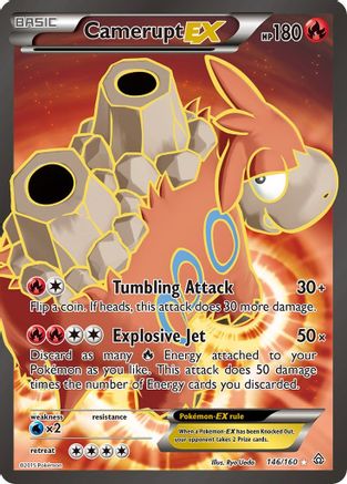 [PKM] Camerupt EX (146/160) [XY: Primal Clash]