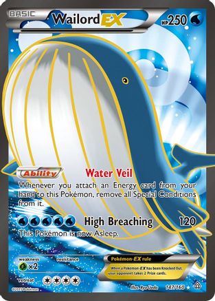 [PKM-R] Wailord EX (147/160) [XY: Primal Clash]