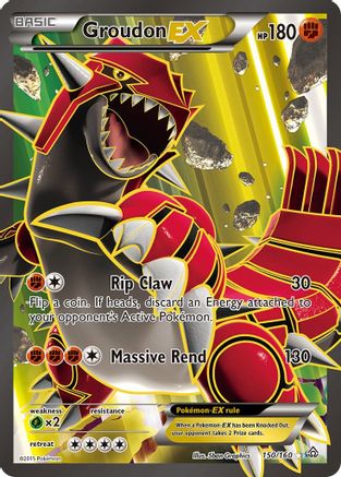 [PKM-R] Groudon EX (150/160) [XY: Primal Clash]
