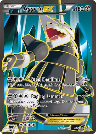 [PKM] Aggron EX (153/160) [XY: Primal Clash]