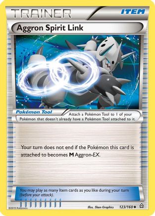 [PKM] Aggron Spirit Link (123/160) [XY: Primal Clash]