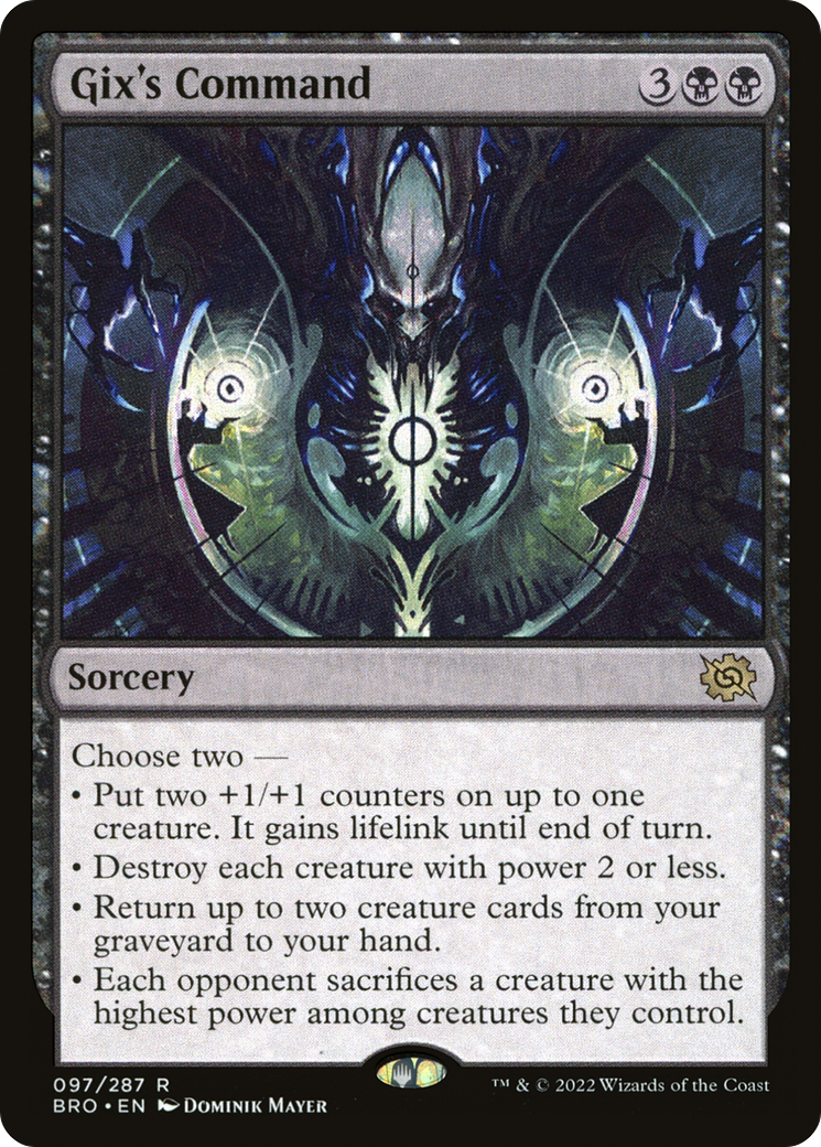 {R} Gix's Command [The Brothers' War][BRO 097]