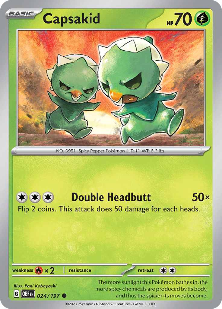 Capsakid - 024/197 24 - SV03 Obsidian Flames