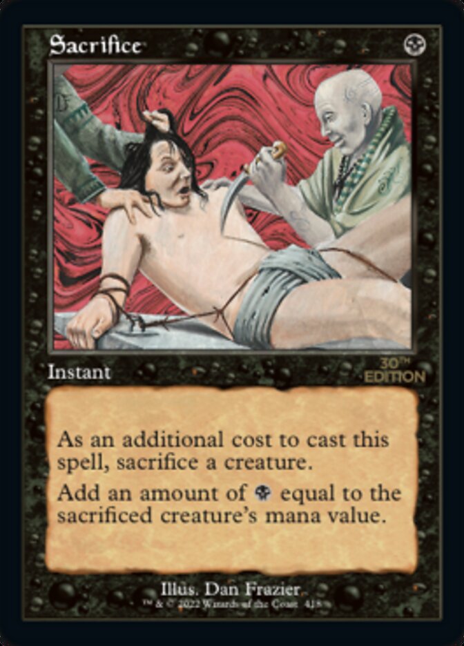 {C} Sacrifice (Retro) [30th Anniversary Edition][30A 418]