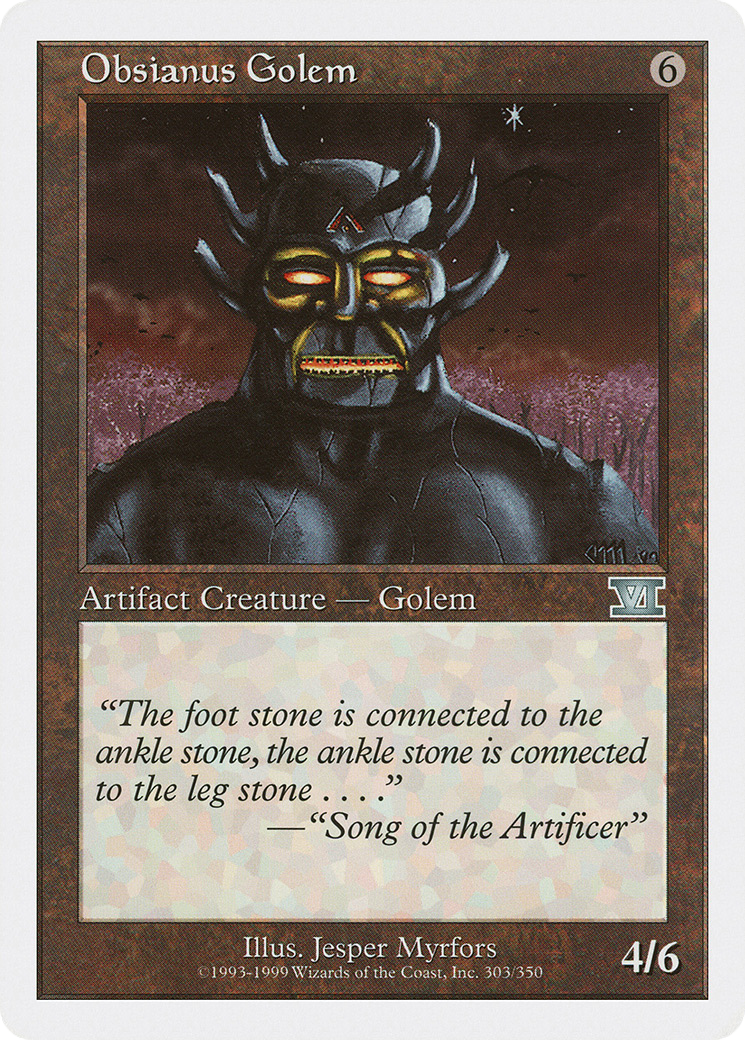 {C} Obsianus Golem [Classic Sixth Edition][6ED 303]