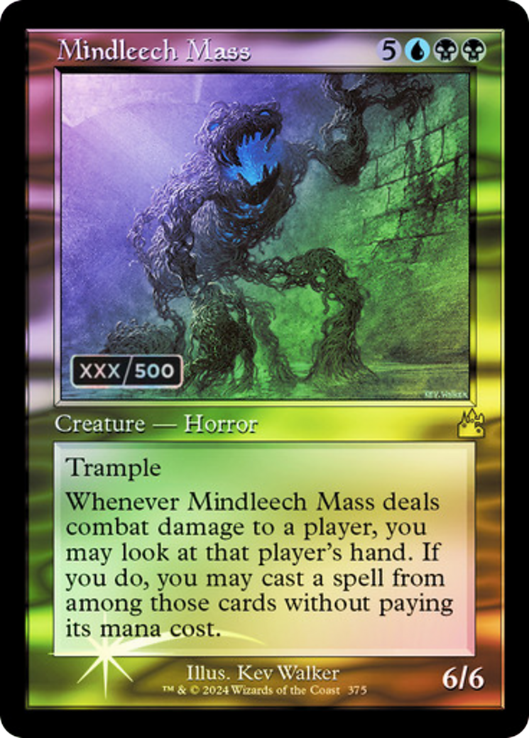 {R} Mindleech Mass (Retro) (Serialized) [Ravnica Remastered][SR RVR 375]
