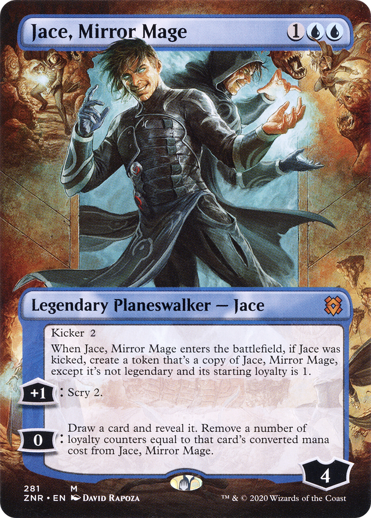 {R} Jace, Mirror Mage (Borderless) [Zendikar Rising][ZNR 281]