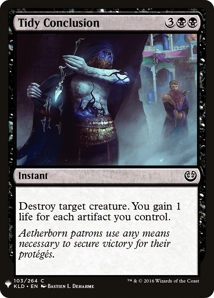 {C} Tidy Conclusion [Mystery Booster][LS KLD 103]