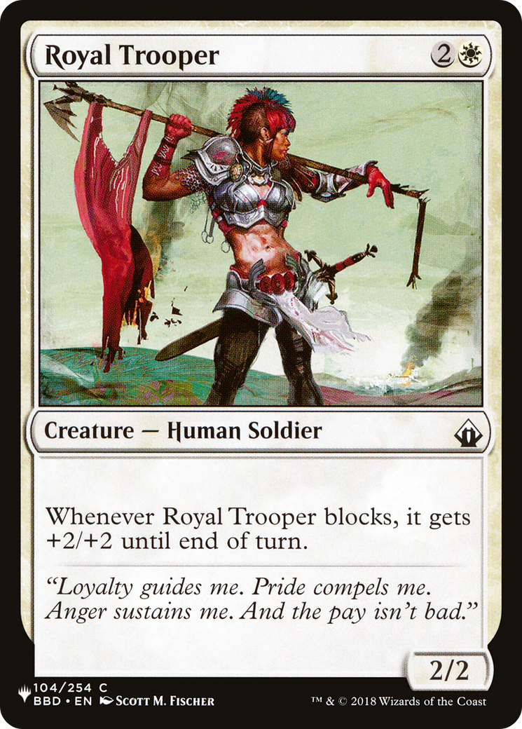 {C} Royal Trooper [LIST BBD-104]