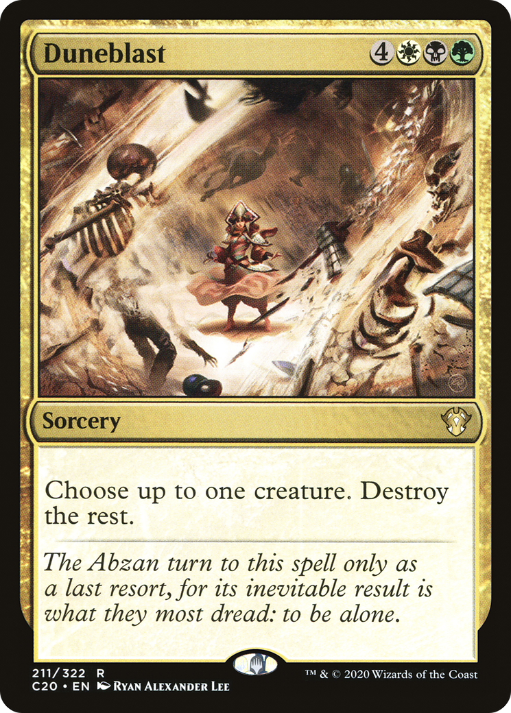 {R} Duneblast [Commander 2020][C20 211]
