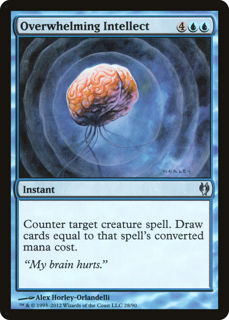{C} Overwhelming Intellect [Duel Decks: Izzet vs. Golgari][DDJ 028]