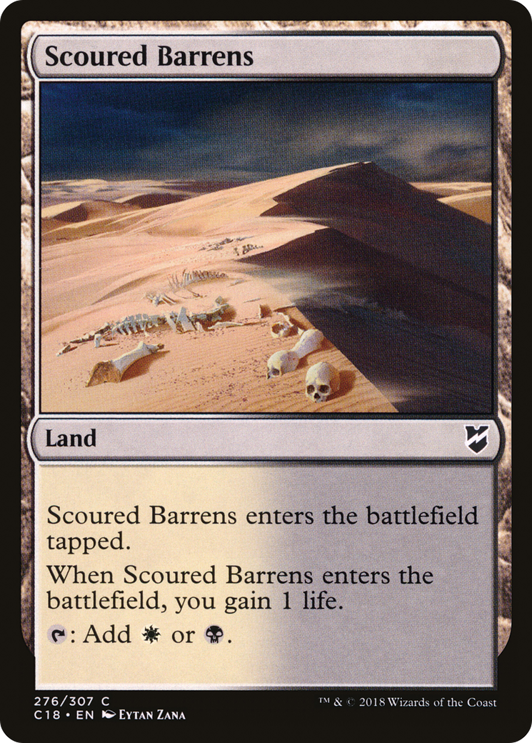 {C} Scoured Barrens [Commander 2018][C18 276]