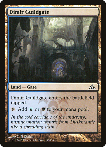 {C} Dimir Guildgate [Dragon's Maze][DGM 148]