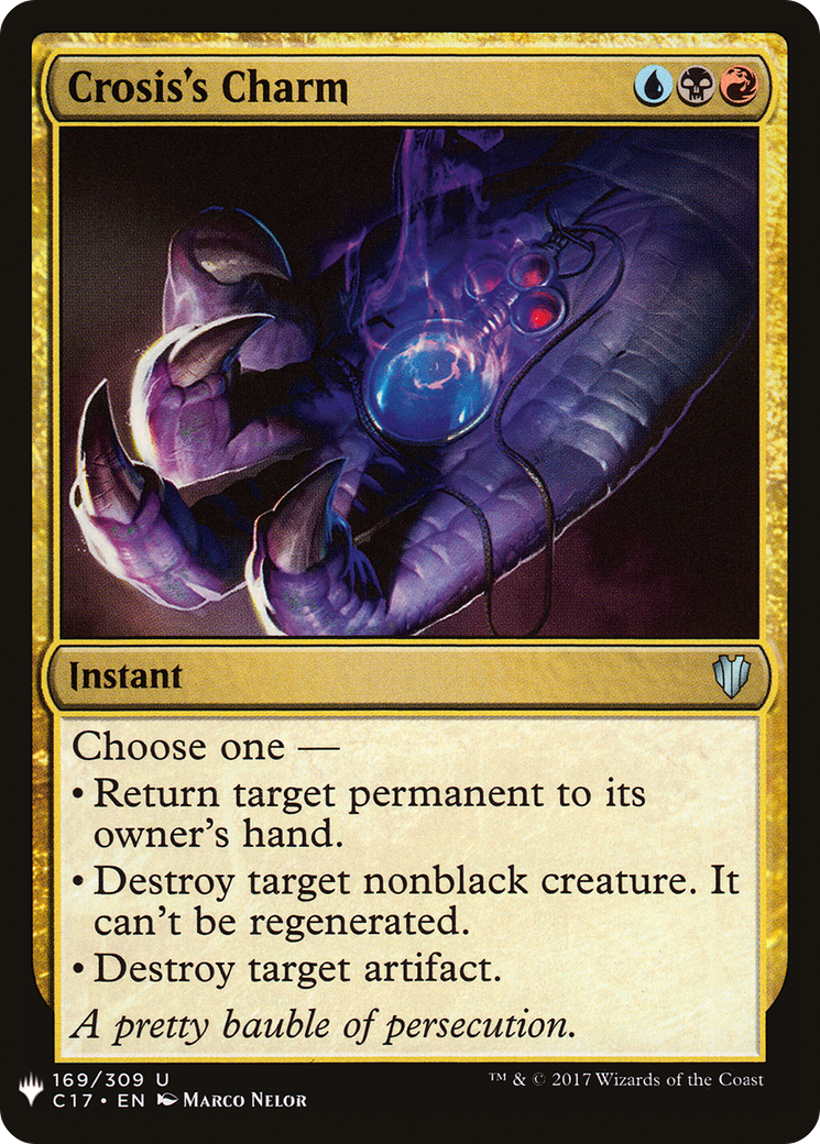 {C} Crosis's Charm [Mystery Booster][LS C17 169]