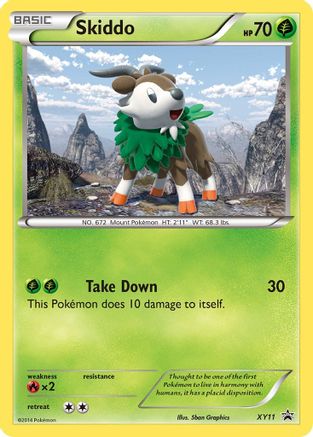 [PKM-R] Skiddo (XY11) [XY: Black Star Promos]