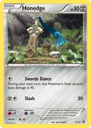 [PKM] Honedge (XY12) [XY: Black Star Promos]