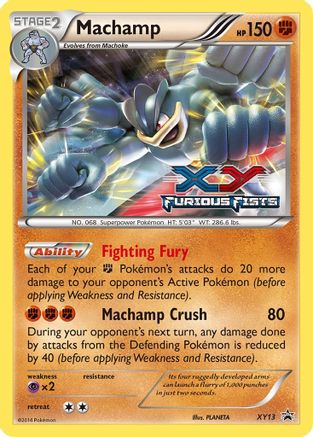 [PKM-R] Machamp (XY13) [XY: Black Star Promos]
