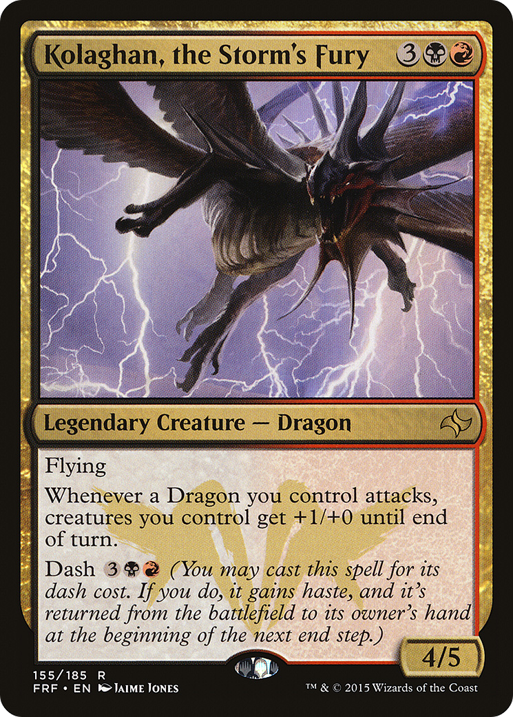 {R} Kolaghan, the Storm's Fury [Fate Reforged][FRF 155] - Misty Mountain Games