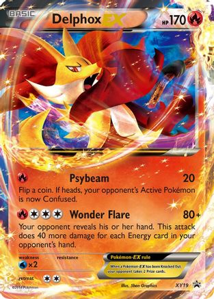 [PKM-R] Delphox EX (XY19) [XY: Black Star Promos]