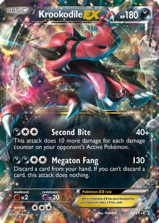 [PKM] Krookodile EX (XY25) [XY: Black Star Promos]