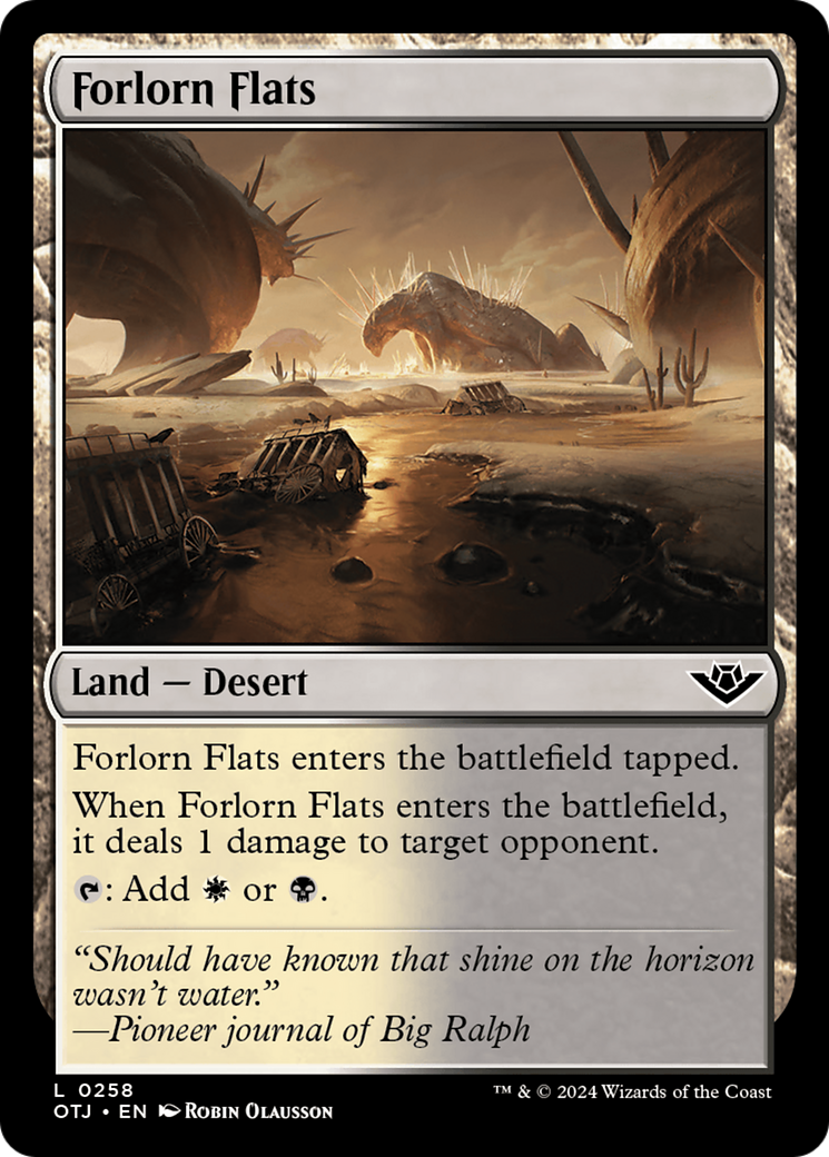 {@C} Forlorn Flats [Outlaws of Thunder Junction][OTJ 258]