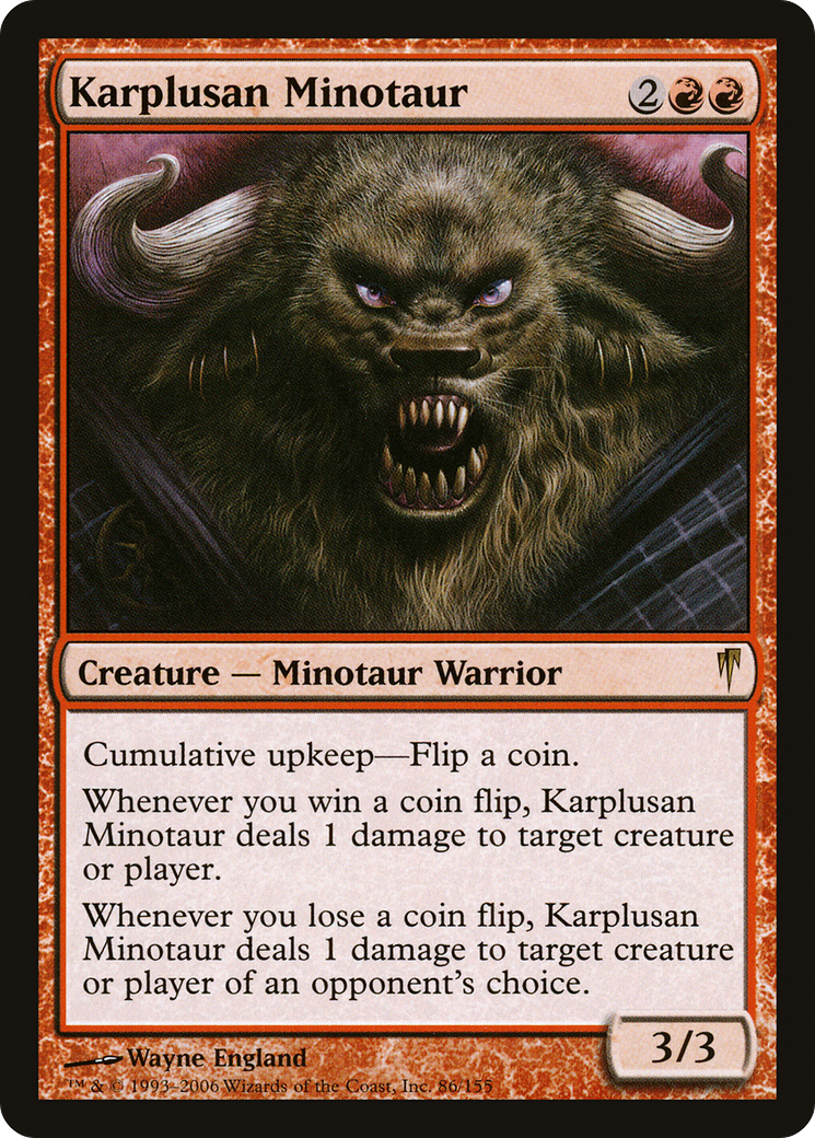 {R} Karplusan Minotaur [Coldsnap][CSP 086]