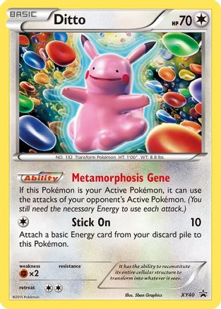 [PKM] Ditto (XY40) [XY: Black Star Promos]